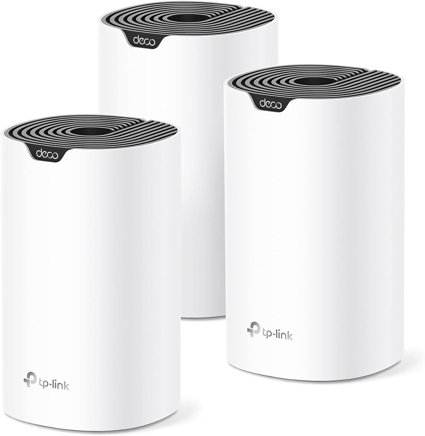 TP-Link Deco Mesh AC1900 WiFi System (Deco S4) – Up to 5,500 Sq.ft. Coverage, Replaces WiFi Router and Extender, Gigabit Ports, Works with Alexa, 3-pack