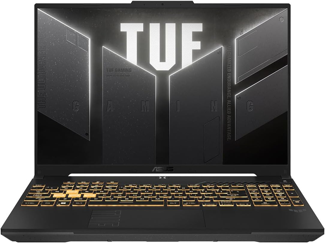 ASUS TUF Gaming F16 (2024) Gaming Laptop, 16” FHD+ 165Hz 16:10 Display, Intel® Core™ i7-13650HX, NVIDIA® GeForce RTX™ 4060, 16GB DDR5, 512GB PCIe Gen4 SSD, Wi-Fi 6, Windows 11, FX607JV-ES73