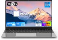 14 Inch Gaming Laptop, N5095 Laptop Computer(up to 2.9GHz), 8GB RAM 256GB SSD, FHD 1920 * 1080, 180 Angle Open, Windows 11 Pro, 2.4G+5G WiFi, BT 4.2, Mini HDMI