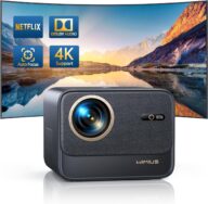 [Netflix Certified & Dolby Audio] 4K Projector with Wifi6 & Bluetooth, WiMiUS 700ANSI Native 1080P 6D Auto Focus & Keystone Home Theater Smart Projector, Outdoor Movie Projecor with Netflix 7000+Apps