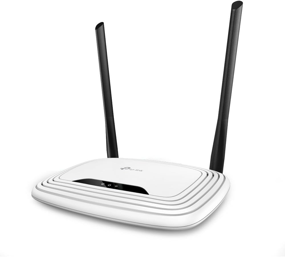 TP-Link N300 Wireless Extender, Wi-Fi Router (TL-WR841N) – 2 x 5dBi High Power Antennas, Supports Access Point, WISP, Up to 300Mbps