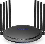 WAVLINK AC3000 Tri-Band WiFi Router, High Power Gigabit Gaming Router with 5 GB Ethernet & 1 USB 3.0 | Up to 64-96 Connections | Parental Control, Qos, MU-MIMO for Gaming Streaming