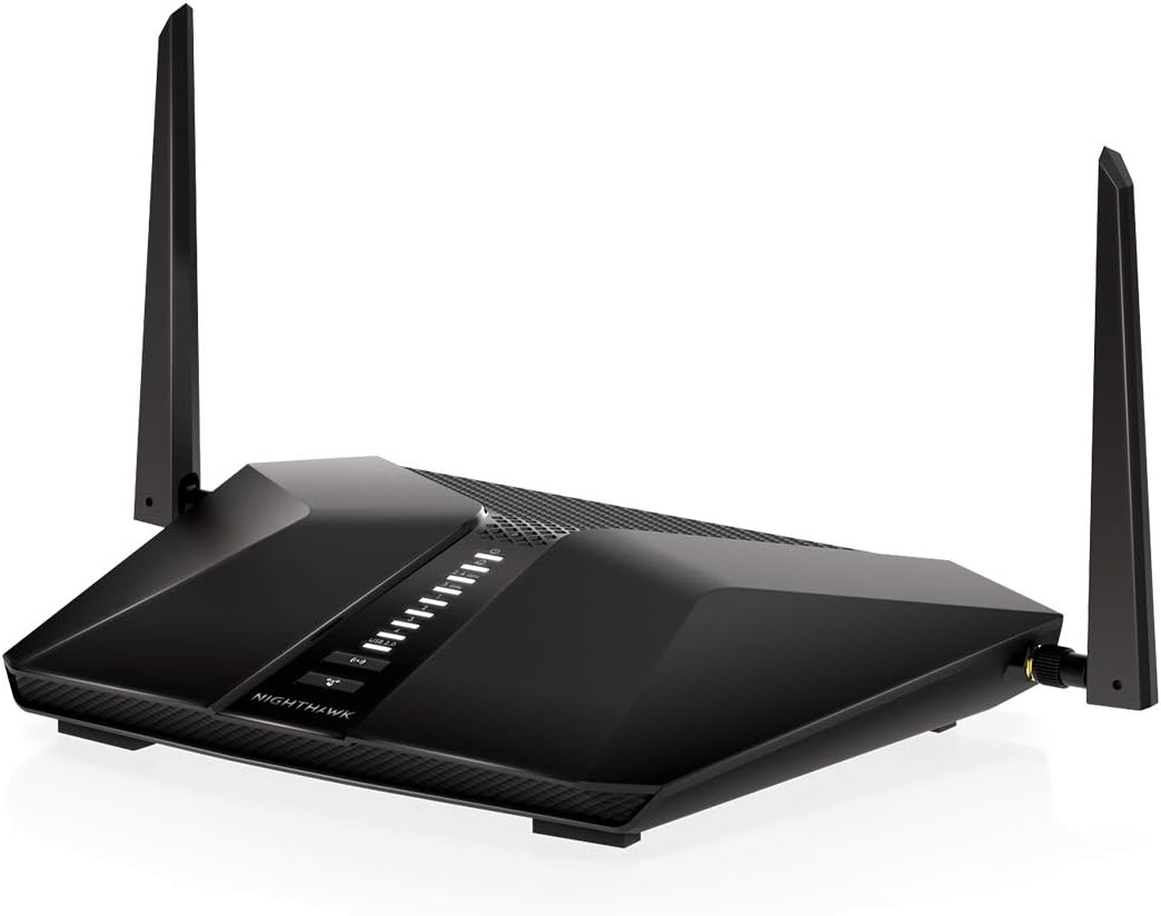 NETGEAR Nighthawk 4-Stream AX4 WiFi 6 Router with 4G LTE Built-in Modem (LAX20) – AX1800 WiFi (Up to 1.8Gbps) | Up to 1,500 sq. ft. Coverage and 20 Devices, Black