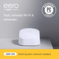 Amazon eero 6 dual-band mesh Wi-Fi 6 extender (newest model) – expands existing eero network