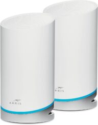 ARRIS SURFboard mAX W121 Tri-Band Mesh Wi-Fi 6 System, AX6600 Speeds up to 6.6 Gbps, Coverage up to 5,500 sq ft, Alexa Support