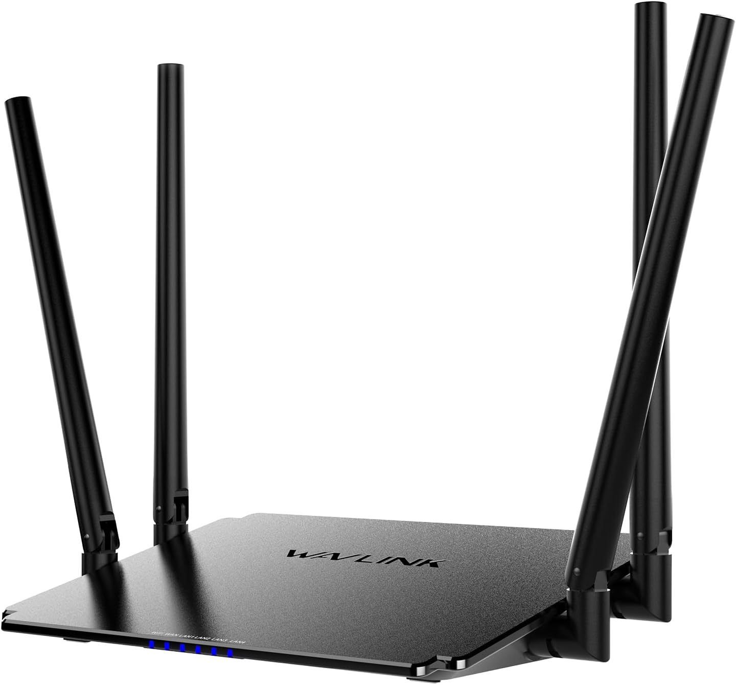 WAVLINK AC1200 Wireless WiFi Router, 5GHz+2.4GHz Dual Band WiFi 5 Router with 4x5dBi Antennas, 10/100Mbps WAN/LAN, Supports Router/AP/Repeater Mode, Beamforming Tech