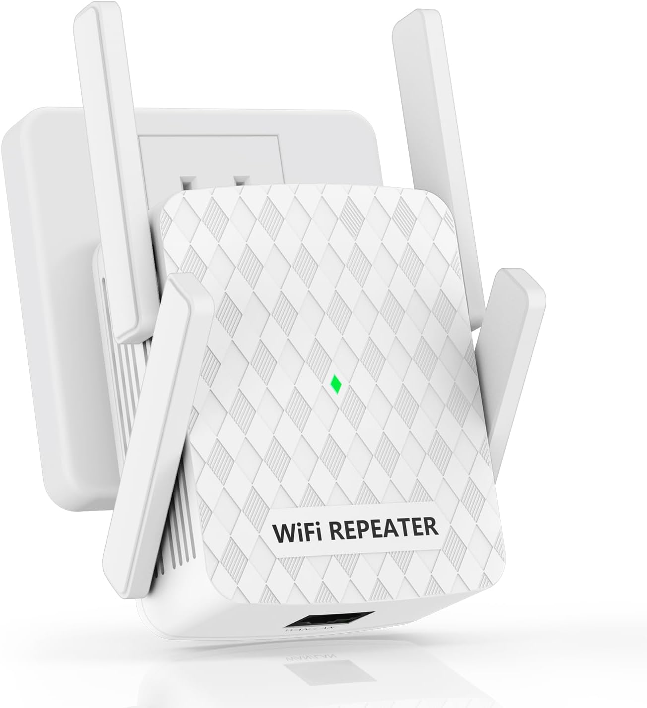 WiFi Extender Signal Booster, Internet Wireless Repeater for Home Coverage up to 10000sq.ft and 35 Devices, 1200Mbps WiFi Booster with Ethernet Port, Dual Band 2.4G/5G, 4 Antennas