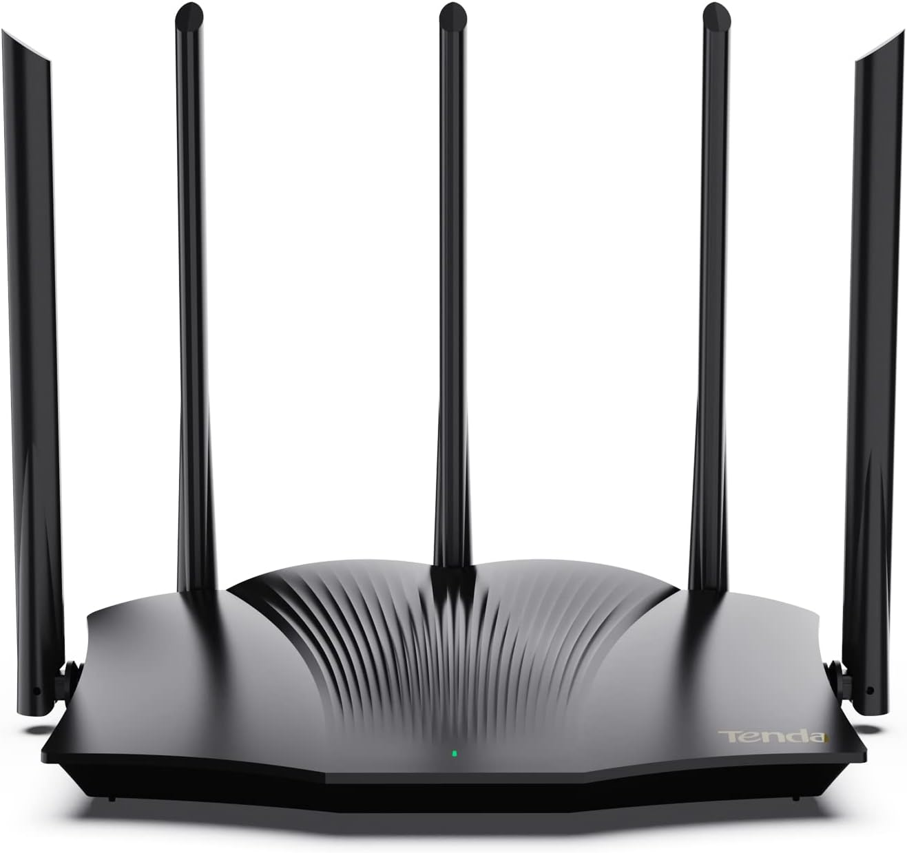 Tenda WiFi 6 Gaming Router, AX3000 Dual Band Gigabit Wireless Router for Home, Long Range Coverage with 5 * 6dBi High-Gain Antennas, High Speed Router with 4 Gigabit Ports, Support WPA3, VPN(RX12Pro)