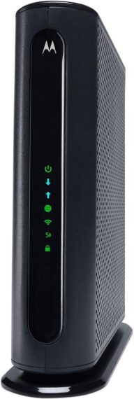 Motorola MG7540 (16×4) Cable Modem plus AC1600- Dual Band Wi-Fi Gigabit Router – DOCSIS 3.0 – Approved by Comcast Xfinity, Cox, Charter Spectrum – (Renewed)