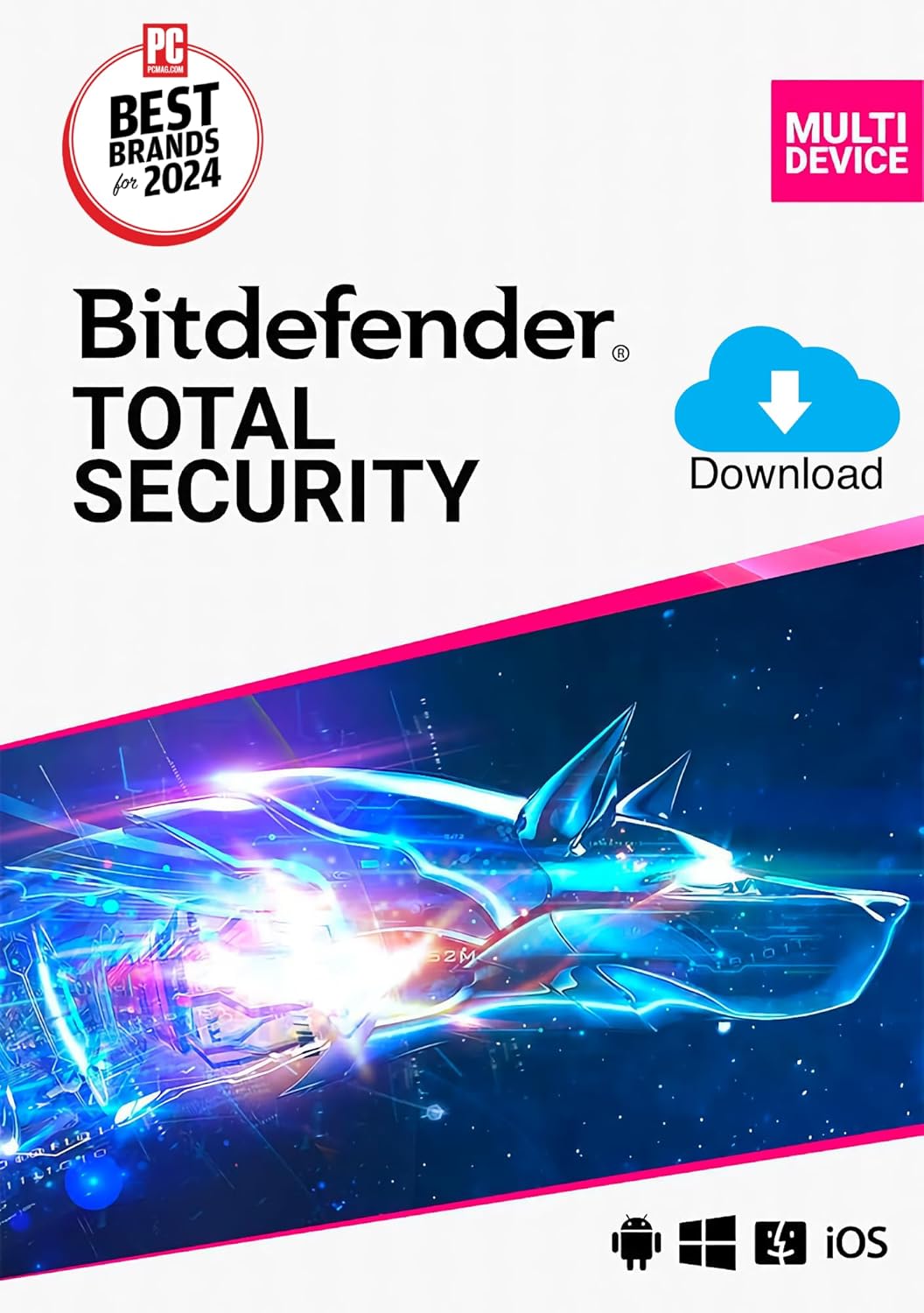 Bitdefender Total Security – 10 Devices | 2 year Subscription | PC/MAC |Activation Code by email