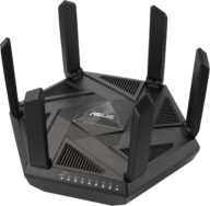 ASUS RT-AXE7800 Tri-band WiFi 6E (802.11ax) Router, 6GHz Band, ASUS Safe Browsing, Upgraded Network Security, Instant Guard, Built-in VPN Features, Parental Controls, 2.5G Port, AiMesh Support