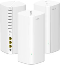 Tenda AX3000 Mesh WiFi 6 System Nova MX12-7000 sq.ft WiFi Coverage – Whole Home WiFi Mesh System – 1.7 GHz Quad-Core CPU – Dual-Band Mesh Network for 160+ Devices – 3 Gigabit Ports per Unit – 3-Pack