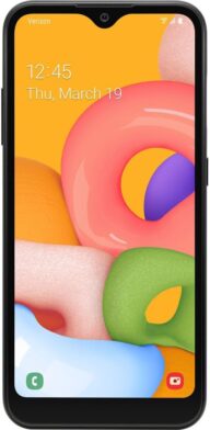 Samsung Galaxy A01 (LTE Verizon) 5.7″ Screen and 16GB (U.S. Warranty), Black- SM-A015VZKAVZW