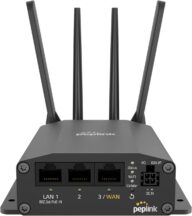 Peplink Cellular Router MAX BR1 Mini – LTE (CAT 4) Wifi Router | LTE Cellular Modem | 3 Ethernet LAN, Built-in WiFi | Redundant SIM Slots, Built-in eSIM | Upgradeable to Dual WAN | VPN capable