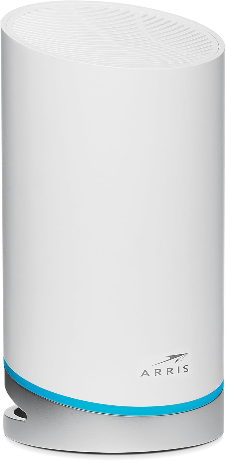 ARRIS Surfboard mAX W21 Tri-Band Mesh Ready Wi-Fi 6 Router, AX6600 Wi-Fi Speeds up to 6.6 Gbps, Coverage up to 2,750 sq ft, 1 Router, Alexa Support