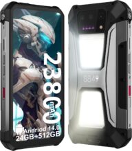 8849 Tank 2 Pro Rugged Smartphone Unlocked, 24+512GB/1TB Android 14 Rugged Cell Phone with Projector, 6.79’’ 4G Waterproof Mobile Phones 23800mAh, Fingerprint/Dual Sim/OTG/GPS/Face ID