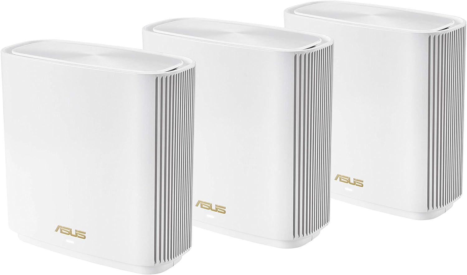 ASUS ZenWiFi Whole-Home Tri-band Mesh WiFi 6E System (ET8 3PK), Coverage up to 7,500 sq.ft, 6600Mbps, new 6GHz band, AiMesh, Lifetime Free Internet Security, Parental Control, EasySetup, Instant Guard