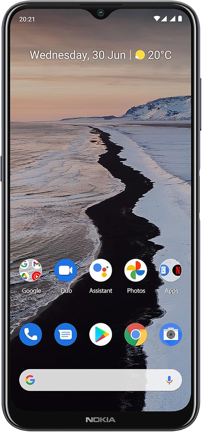 Nokia G10 | Android 11 | Unlocked Smartphone | 3-Day Battery | Dual SIM | US Version | 3/32GB | 6.52-Inch Screen | 13MP Triple Camera | Polar Night