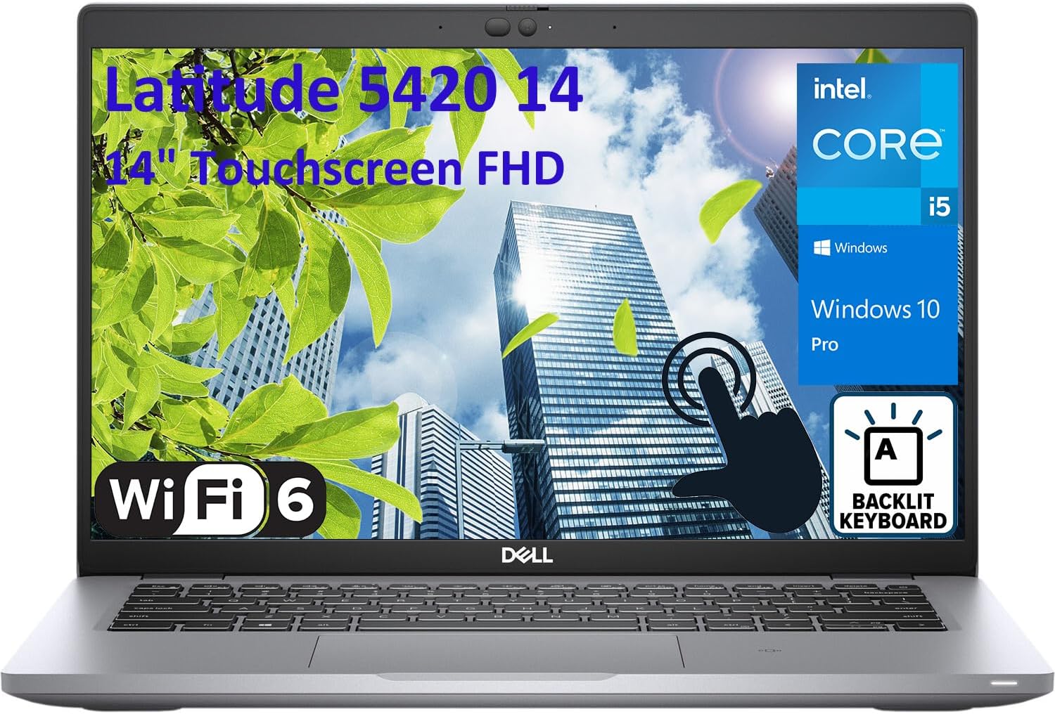 Dell Latitude 5420 14 5000 14″ Touchscreen FHD Business Laptop Computer, Intel i5-1145G7 (Beat i7-1065G7), 16GB DDR4 RAM, 512GB PCIe SSD, WiFi 6, Bluetooth, Backlit Keyboard, Windows 10 Pro