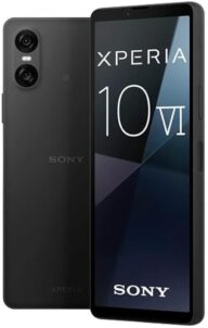 Sony Xperia 10 VI 5G XQ-ES72 128GB 8GB RAM Factory Unlocked (GSM Only | No CDMA – not Compatible with Verizon/Sprint) Smartphone Global Version Mobile Cell Phone – Black