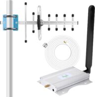 Cell Booster AT&T Cell Phone Signal Booster T Mobile US Cellular AT&T Signal Booster Cricket 5G 4G LTE Band 12/13/17 AT&T Cell Phone Booster ATT Booster Extender ATT Cell Signal Booster for Home AT&T