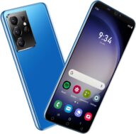 Cheap Mobile Phone, 5.0 Inch Dual SIM, Quad Core 16GB ROM, Android 9.0, Dual Camera, WiFi/Face ID, 3G/2G Unlocked Phone (Blue)