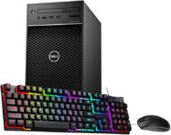 Dell Precision 3630 Tower Desktop Computer, Core i7-9700, 32GB DDR4 RAM, 1TB SSD, Mouse, Keyboard, Windows 10 Pro (Renewed)