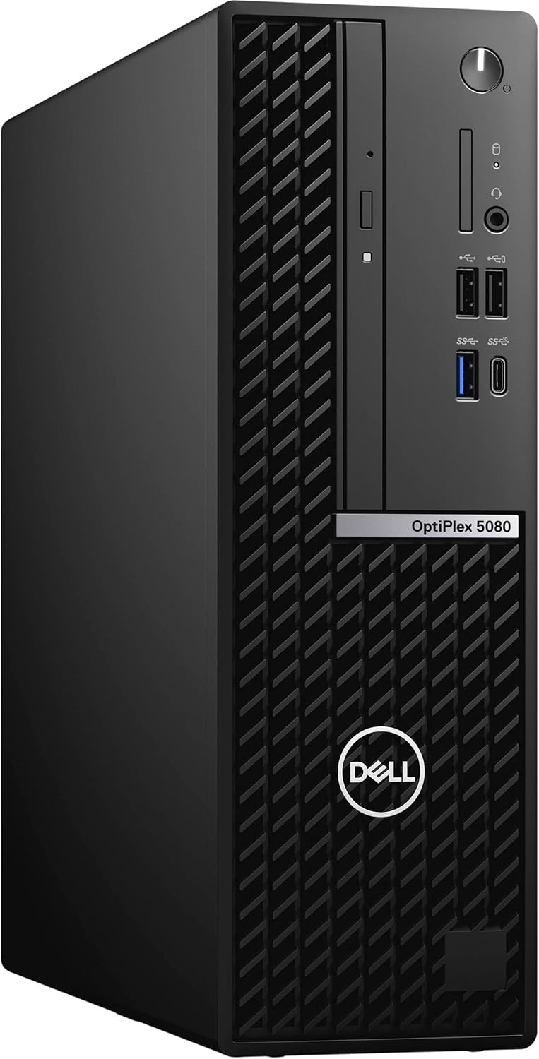 Dell OptiPlex 5080 SFF Desktop Computer, Core i5-10500, 16GB RAM, 256GB SSD, Mouse, Keyboard, Windows 11 Pro (Renewed)