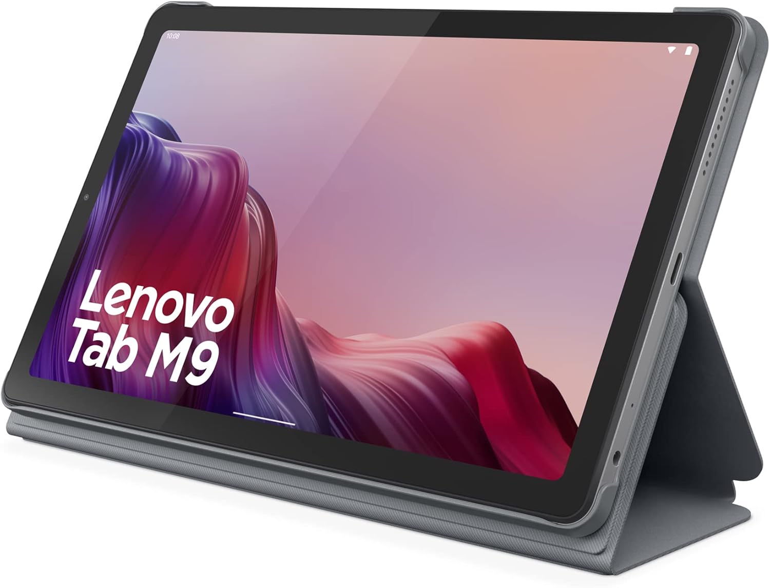 Lenovo Tab M9-2023 – Tablet – Long Battery Life – 9″ HD – Front 2MP & Rear 8MP Camera – 3GB Memory – 32GB Storage – Android 12 or Later – Folio Case Included,Gray