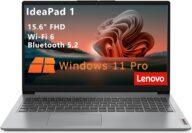 Lenovo IdeaPad 1 Student Laptop Computer, 15.6″ FHD Display, Intel Dual Core Processor, 32GB DDR4 RAM, 1TB PCIe SSD, WiFi 6, Bluetooth 5.2, Type-C, Cloud Grey, Windows 11 Pro, Tichang